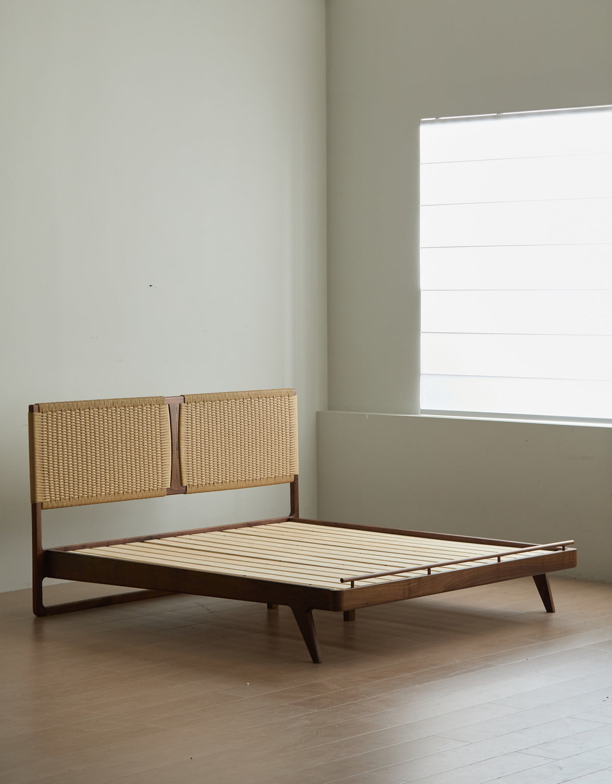 Lyra Woven Bed — North American Black Walnut